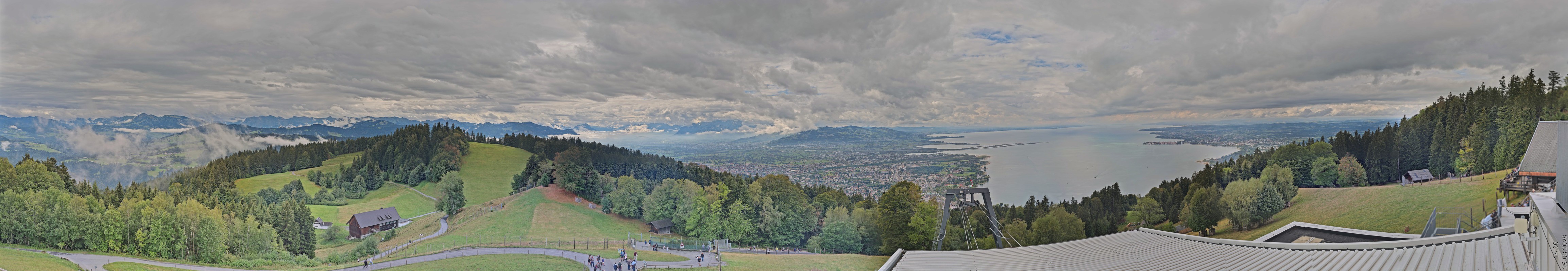 Archiv Foto Webcam Bregenz: Bergstation Pfänderbahn