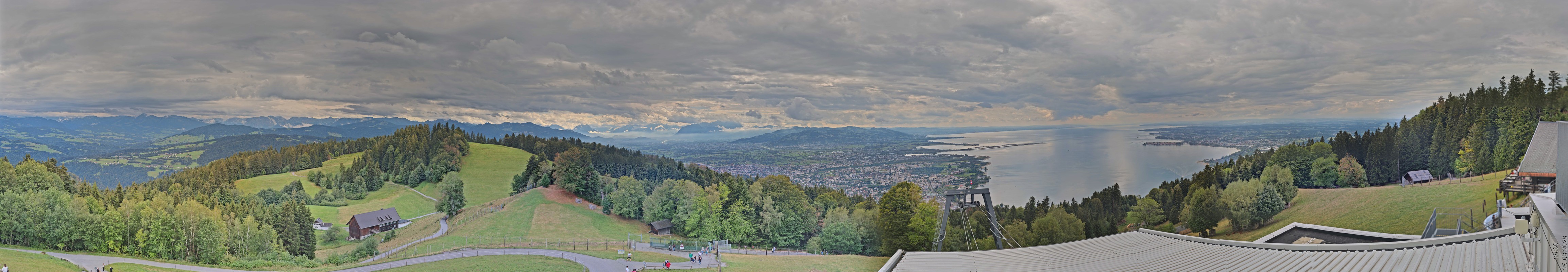 Archiv Foto Webcam Bregenz: Bergstation Pfänderbahn