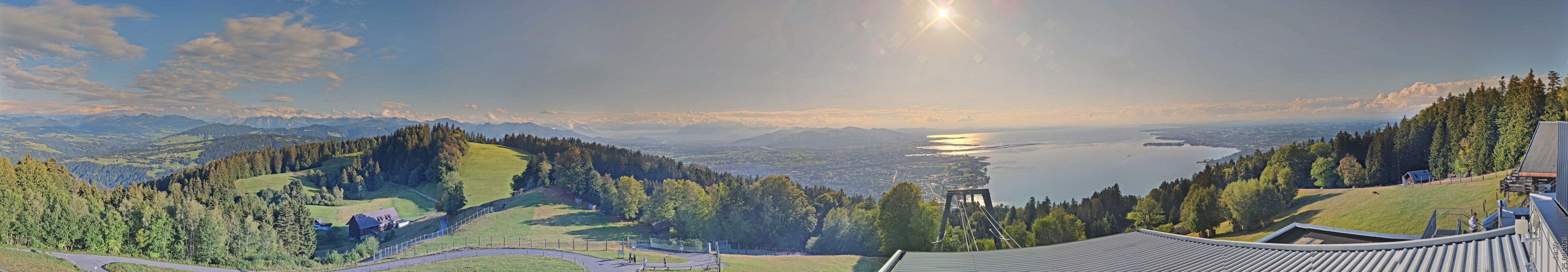 Archiv Foto Webcam Bregenz: Bergstation Pfänderbahn