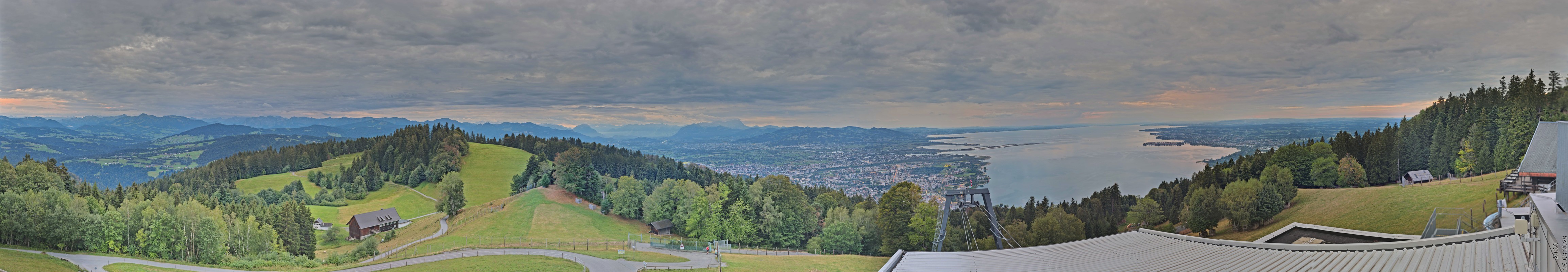 Archiv Foto Webcam Bregenz: Bergstation Pfänderbahn
