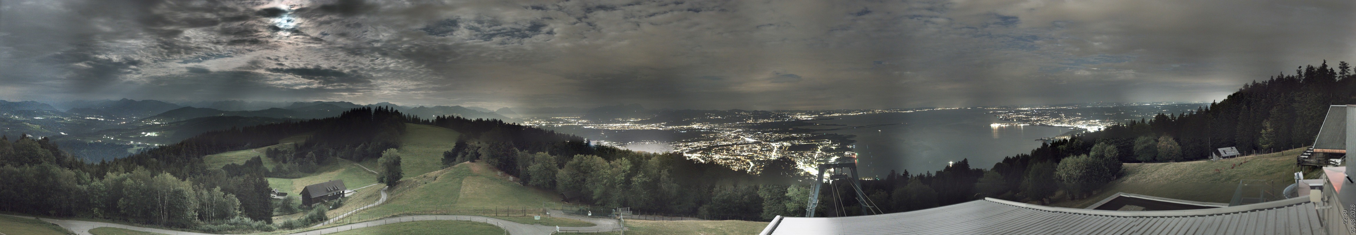 Archiv Foto Webcam Bregenz: Bergstation Pfänderbahn