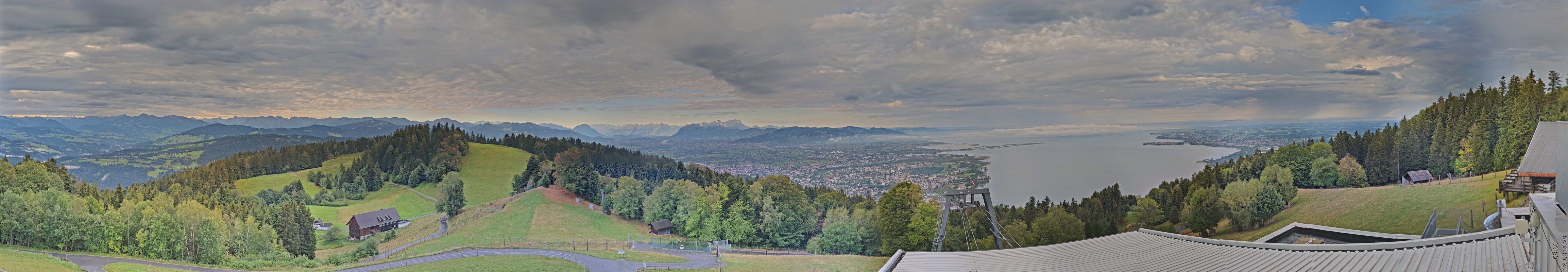 Archiv Foto Webcam Bregenz: Bergstation Pfänderbahn