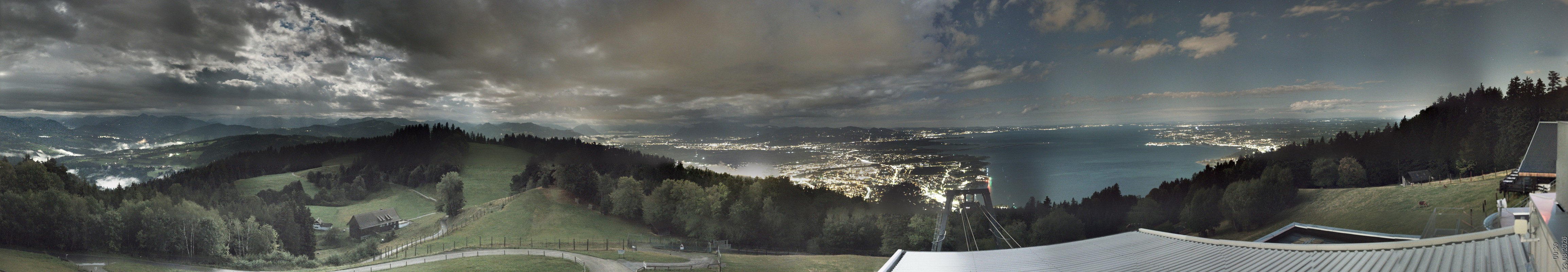 Archiv Foto Webcam Bregenz: Bergstation Pfänderbahn