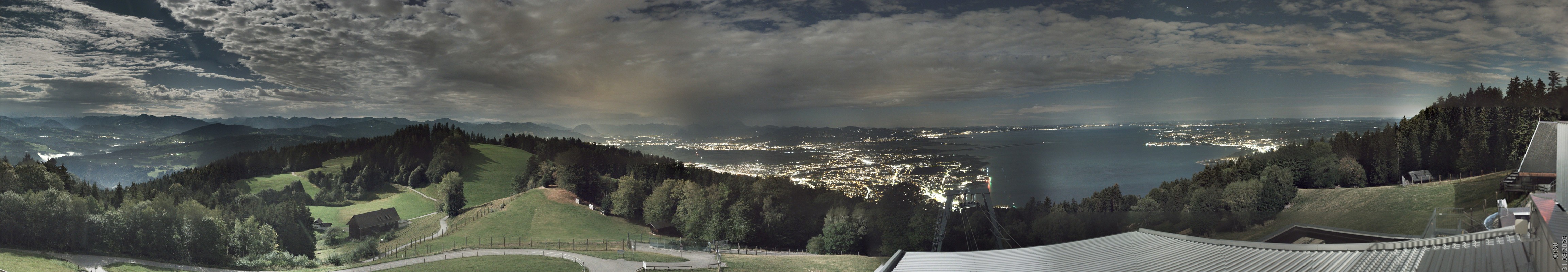 Archiv Foto Webcam Bregenz: Bergstation Pfänderbahn
