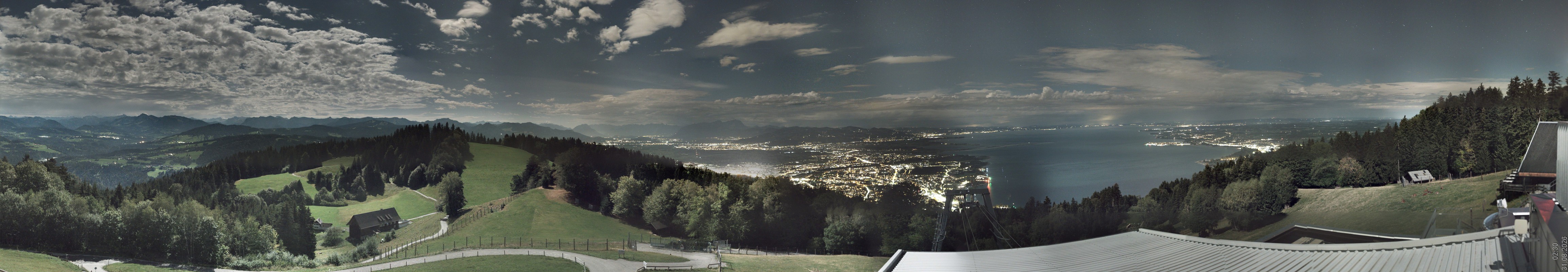 Archiv Foto Webcam Bregenz: Bergstation Pfänderbahn