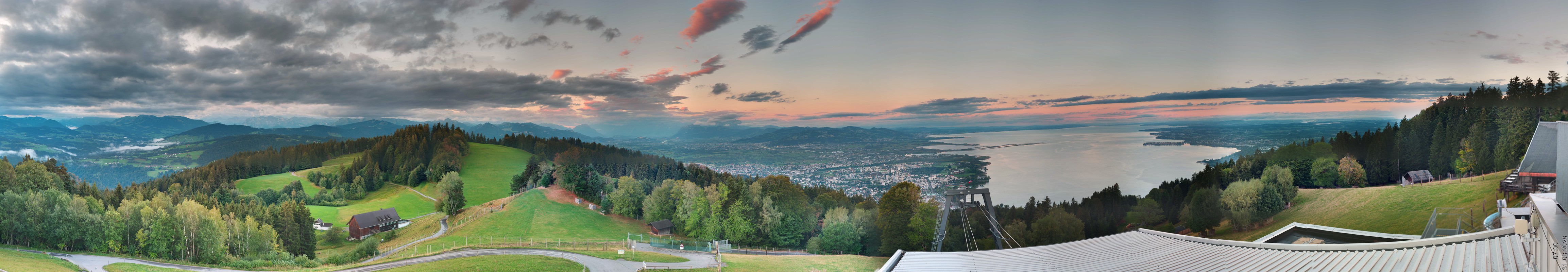 Archiv Foto Webcam Bregenz: Bergstation Pfänderbahn