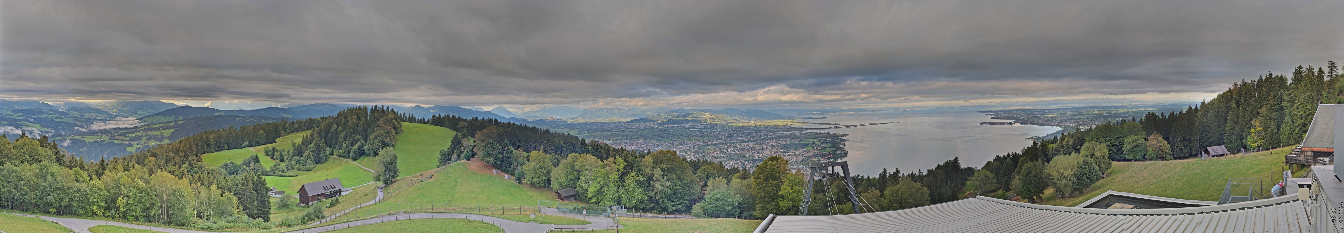 Archiv Foto Webcam Bregenz: Bergstation Pfänderbahn