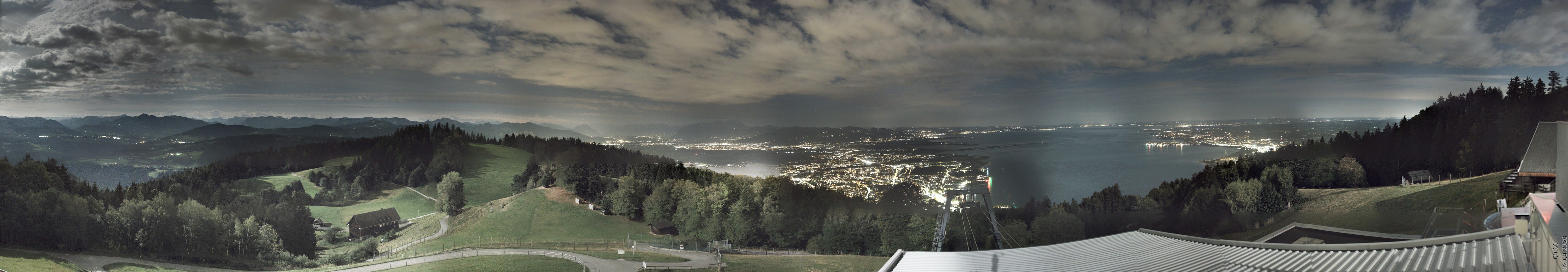 Archiv Foto Webcam Bregenz: Bergstation Pfänderbahn
