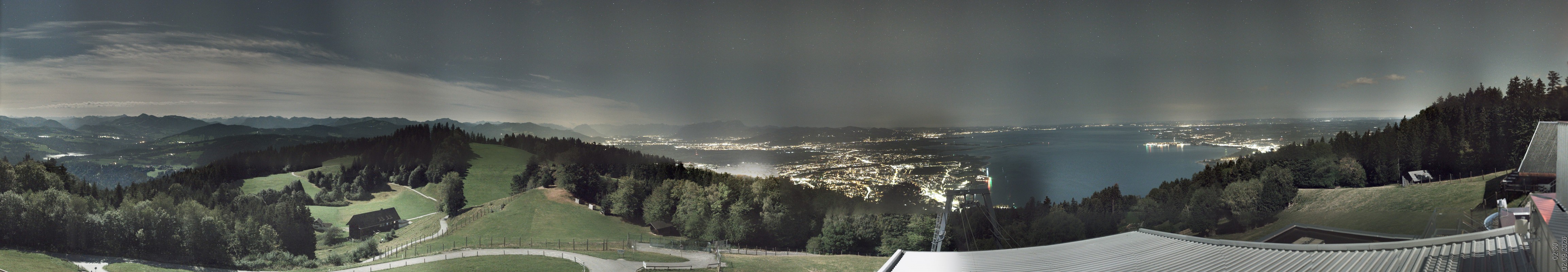 Archiv Foto Webcam Bregenz: Bergstation Pfänderbahn