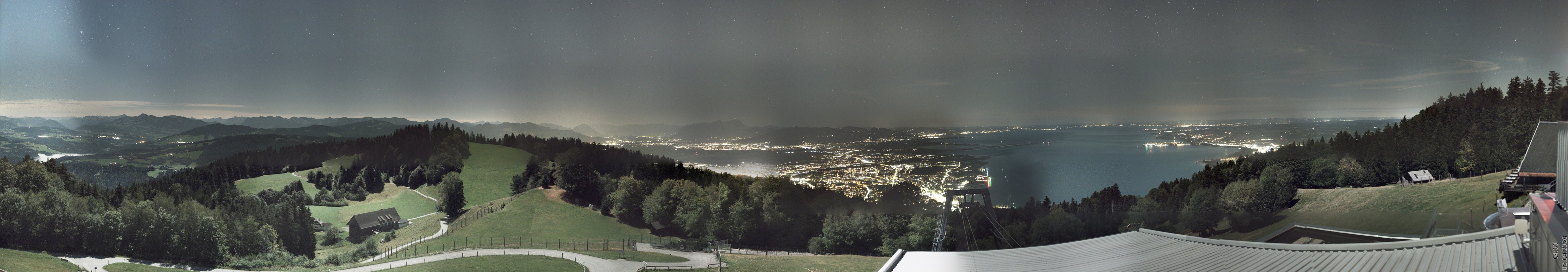 Archiv Foto Webcam Bregenz: Bergstation Pfänderbahn