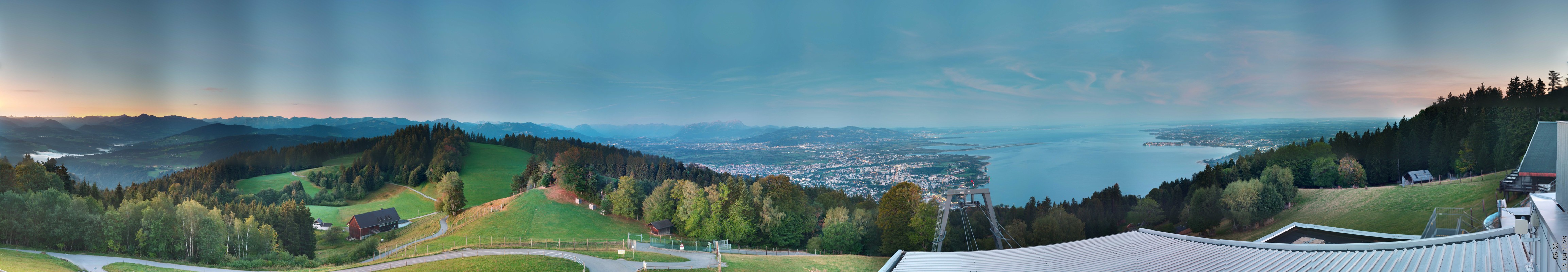 Archiv Foto Webcam Bregenz: Bergstation Pfänderbahn