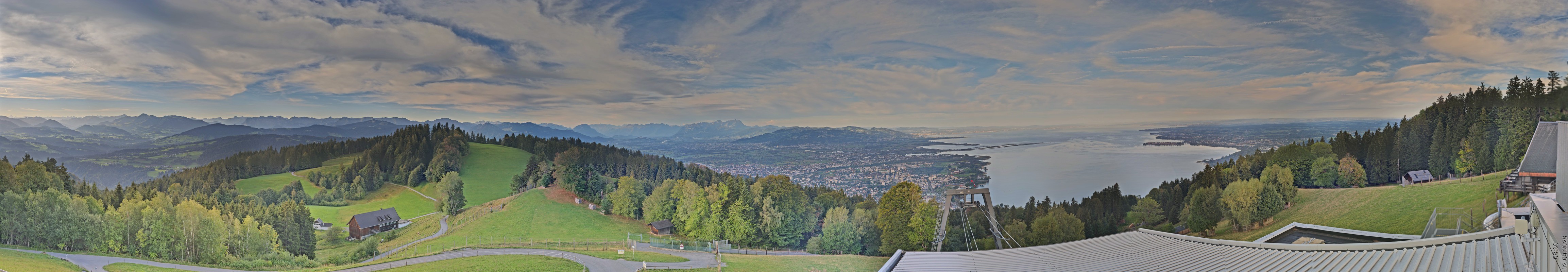 Archiv Foto Webcam Bregenz: Bergstation Pfänderbahn