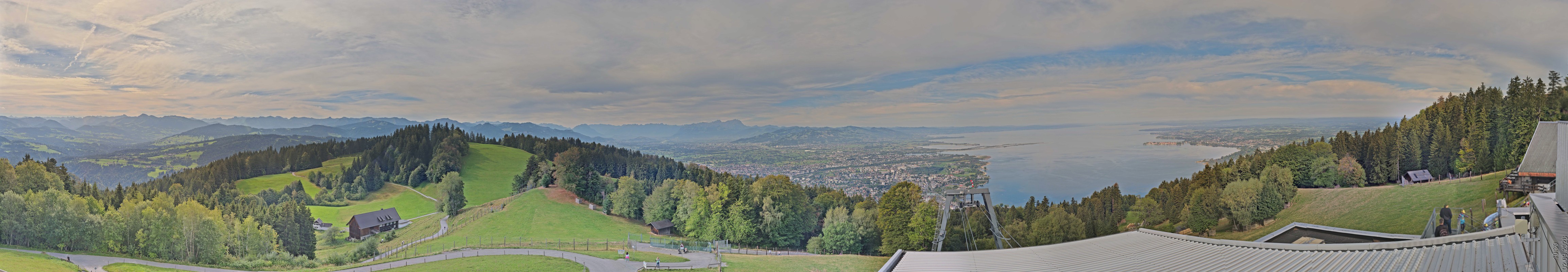 Archiv Foto Webcam Bregenz: Bergstation Pfänderbahn