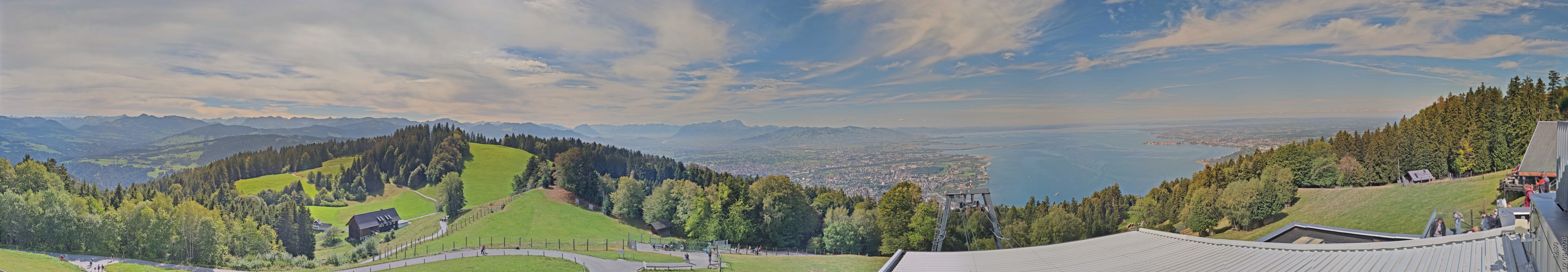 Archiv Foto Webcam Bregenz: Bergstation Pfänderbahn