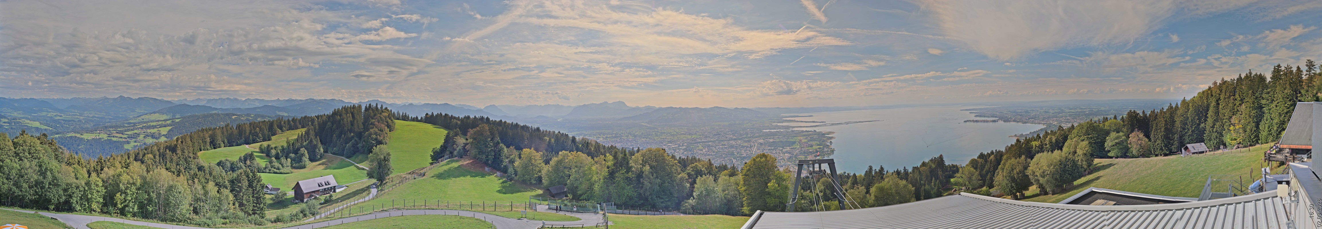Archiv Foto Webcam Bregenz: Bergstation Pfänderbahn