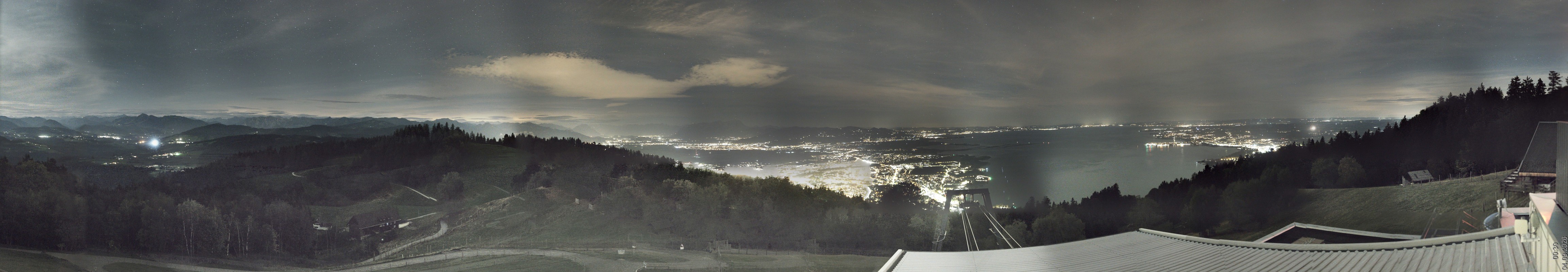 Archiv Foto Webcam Bregenz: Bergstation Pfänderbahn