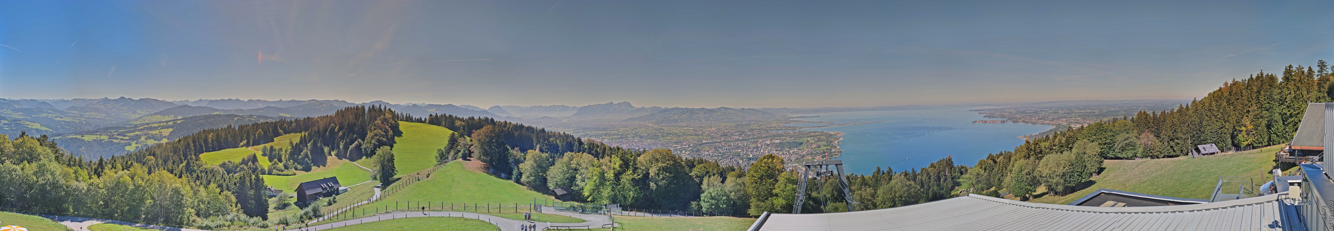 Archived image Webcam Top Station Pfänderbahn