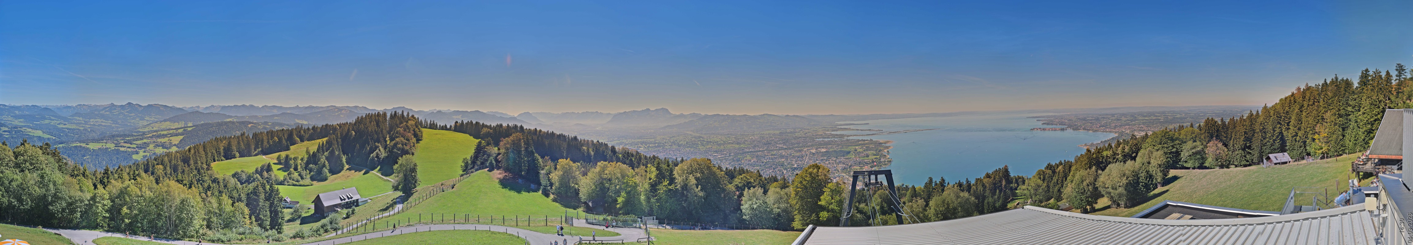 Archived image Webcam Top Station Pfänderbahn