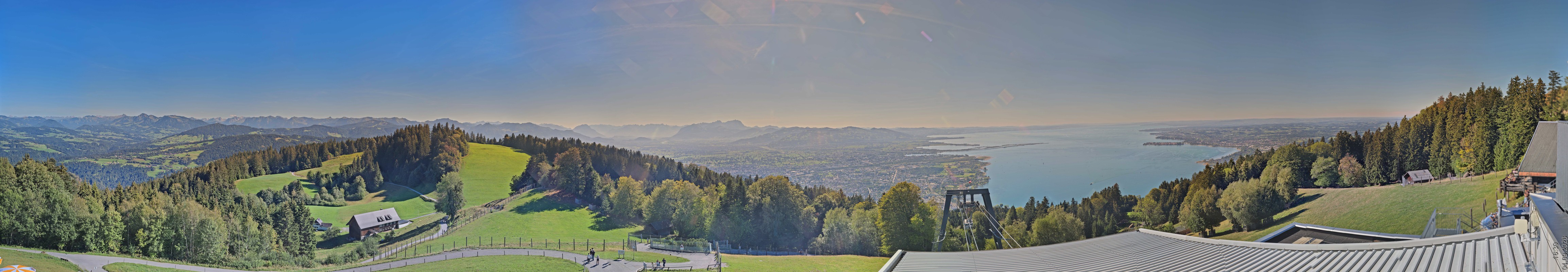 Archived image Webcam Top Station Pfänderbahn