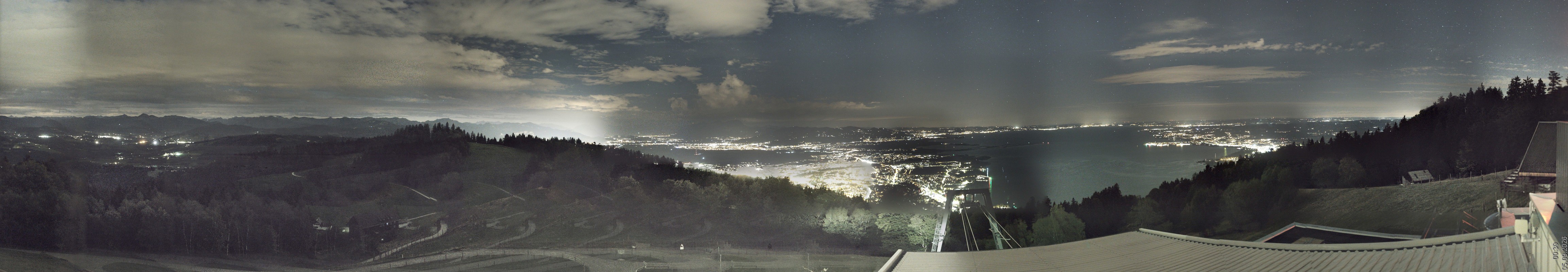 Archiv Foto Webcam Bregenz: Bergstation Pfänderbahn