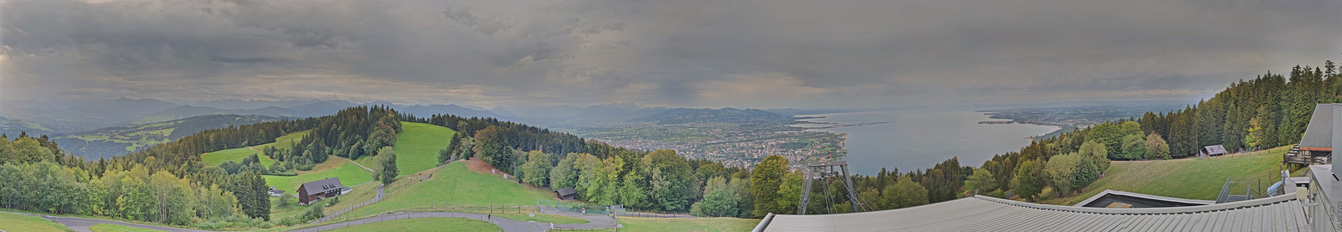 Archiv Foto Webcam Bregenz: Bergstation Pfänderbahn