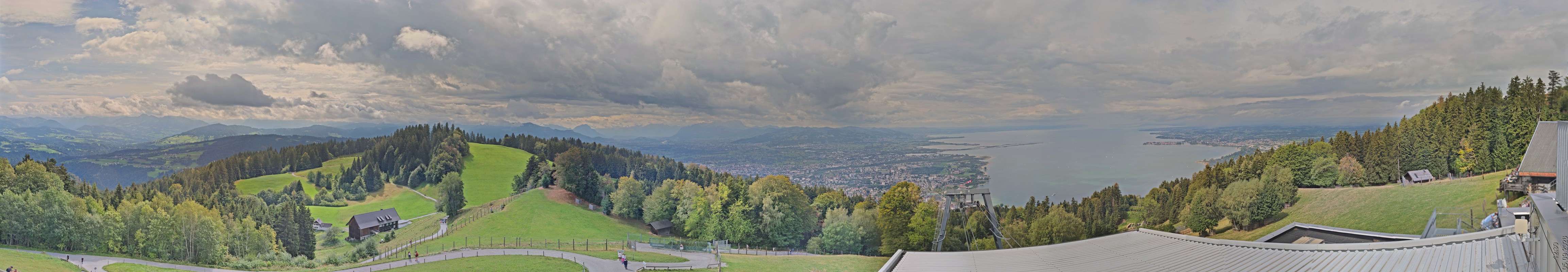 Archiv Foto Webcam Bregenz: Bergstation Pfänderbahn