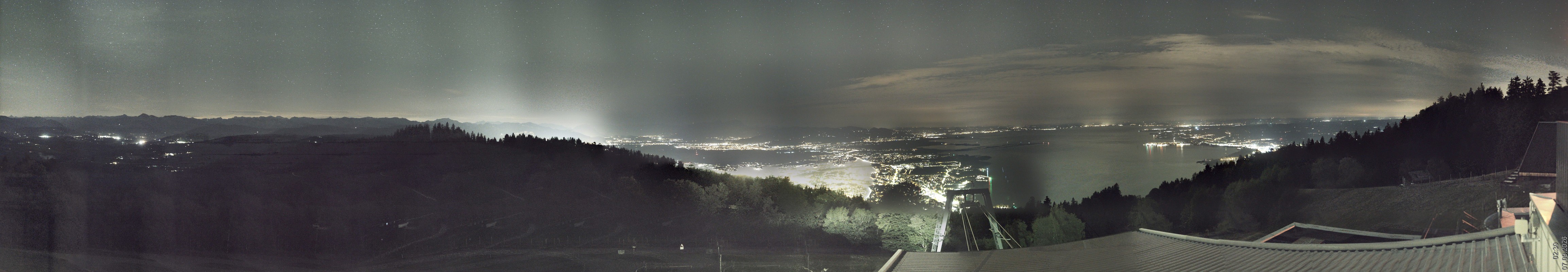 Archiv Foto Webcam Bregenz: Bergstation Pfänderbahn