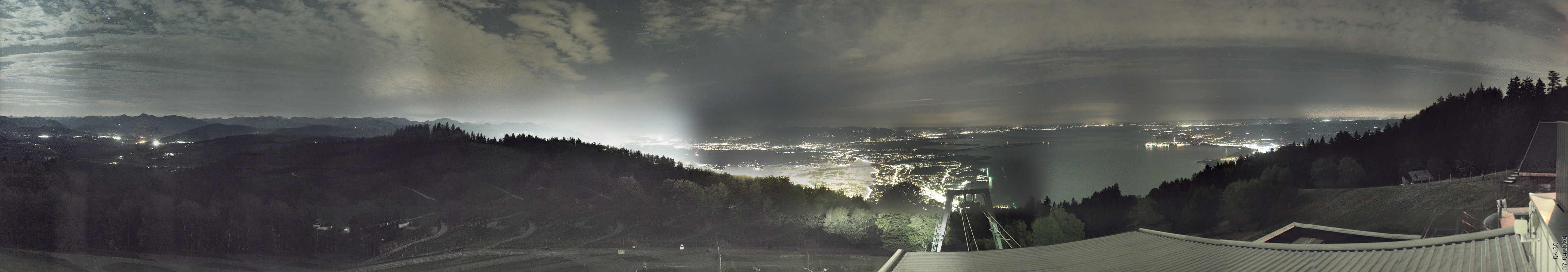 Archiv Foto Webcam Bregenz: Bergstation Pfänderbahn