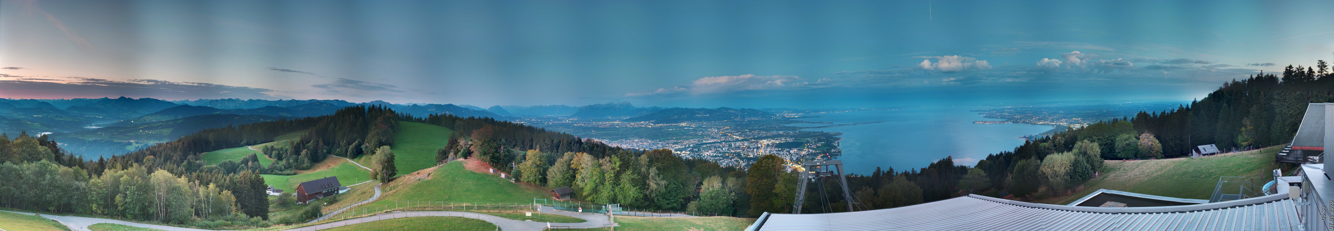 Archiv Foto Webcam Bregenz: Bergstation Pfänderbahn