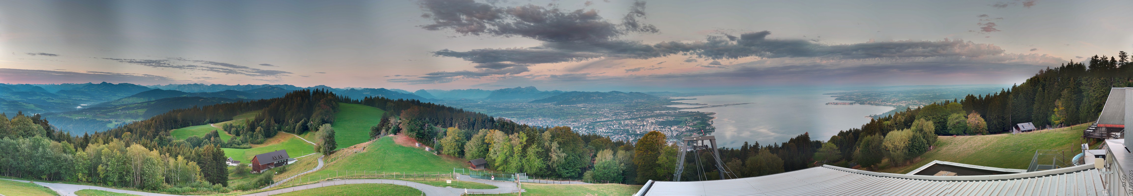 Archiv Foto Webcam Bregenz: Bergstation Pfänderbahn