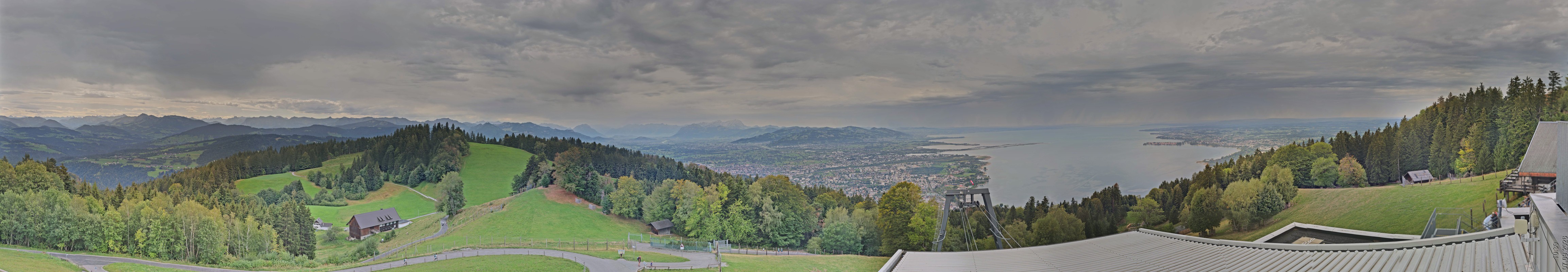 Archiv Foto Webcam Bregenz: Bergstation Pfänderbahn