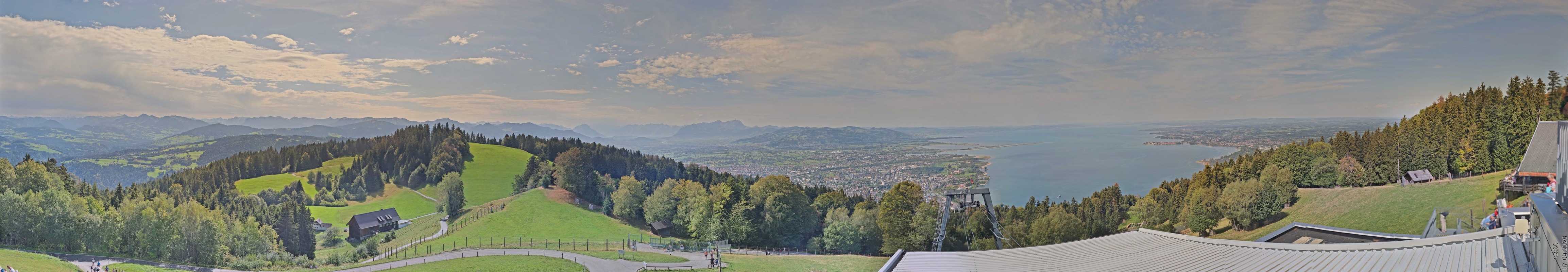 Archiv Foto Webcam Bregenz: Bergstation Pfänderbahn