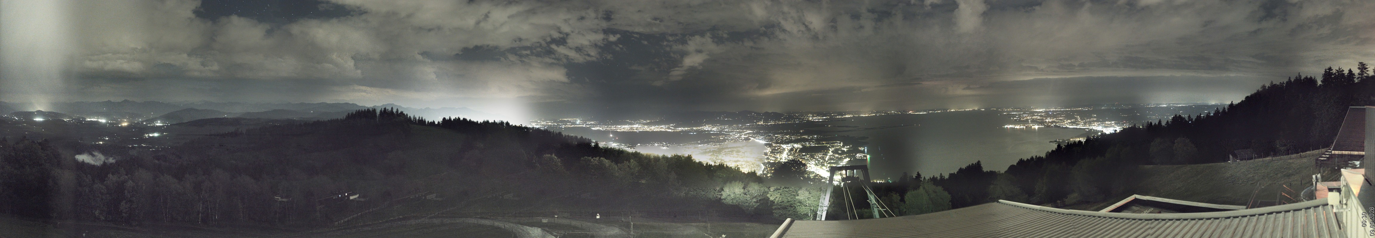 Archiv Foto Webcam Bregenz: Bergstation Pfänderbahn
