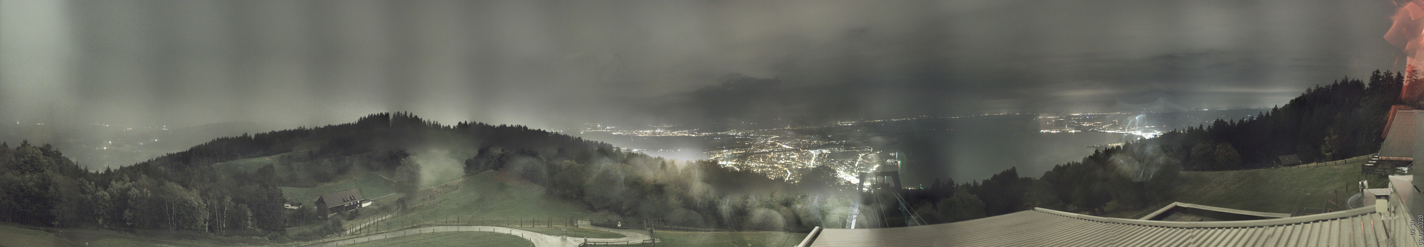 Archiv Foto Webcam Bregenz: Bergstation Pfänderbahn
