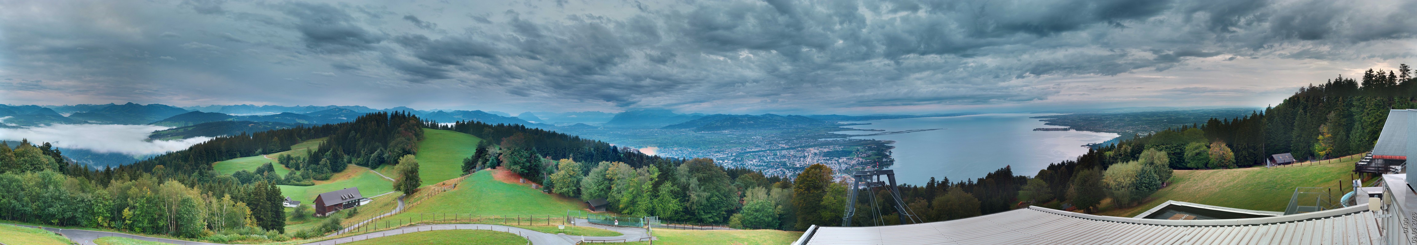 Archiv Foto Webcam Bregenz: Bergstation Pfänderbahn