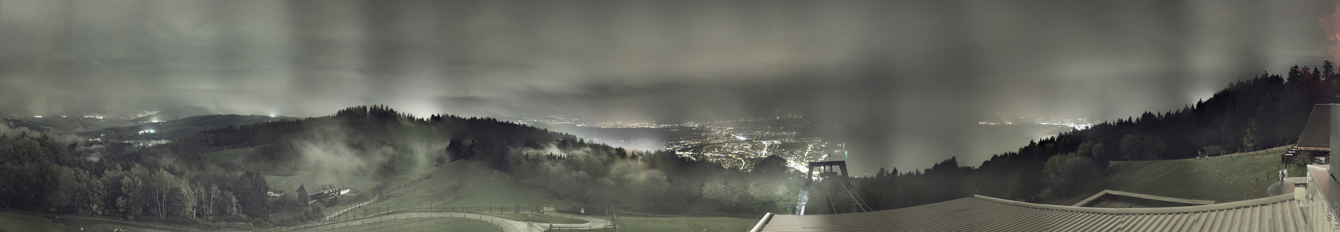 Archiv Foto Webcam Bregenz: Bergstation Pfänderbahn