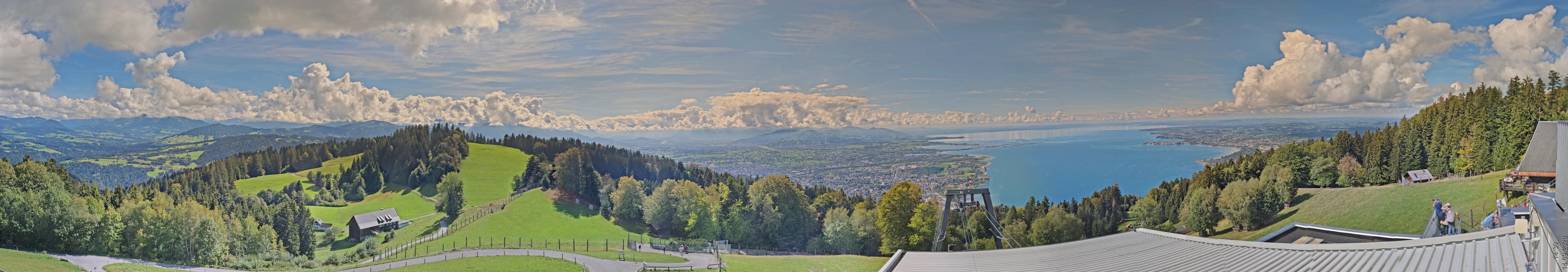 Archiv Foto Webcam Bregenz: Bergstation Pfänderbahn