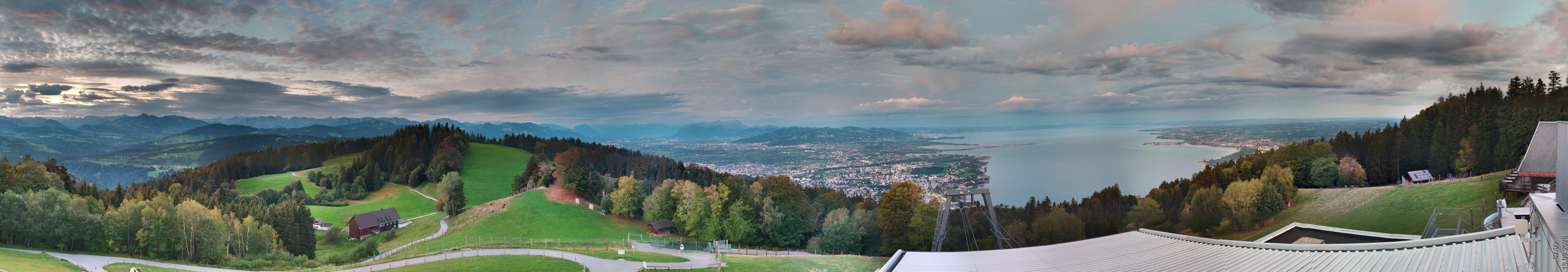 Archiv Foto Webcam Bregenz: Bergstation Pfänderbahn