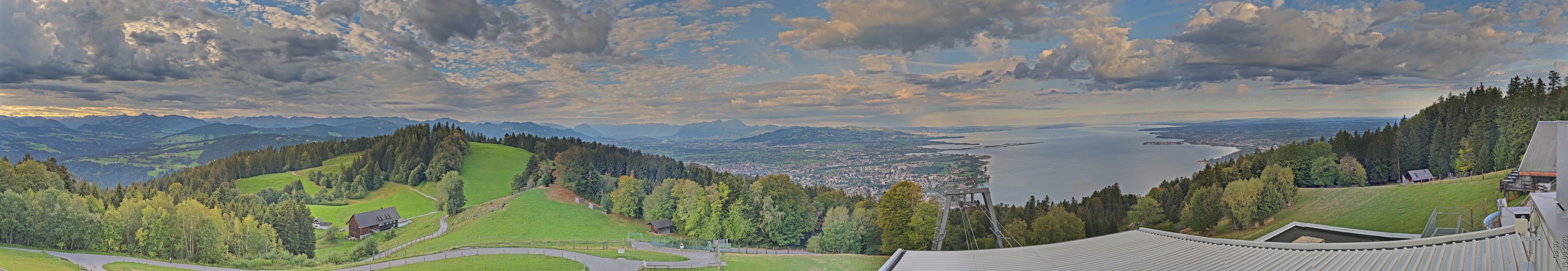 Archiv Foto Webcam Bregenz: Bergstation Pfänderbahn