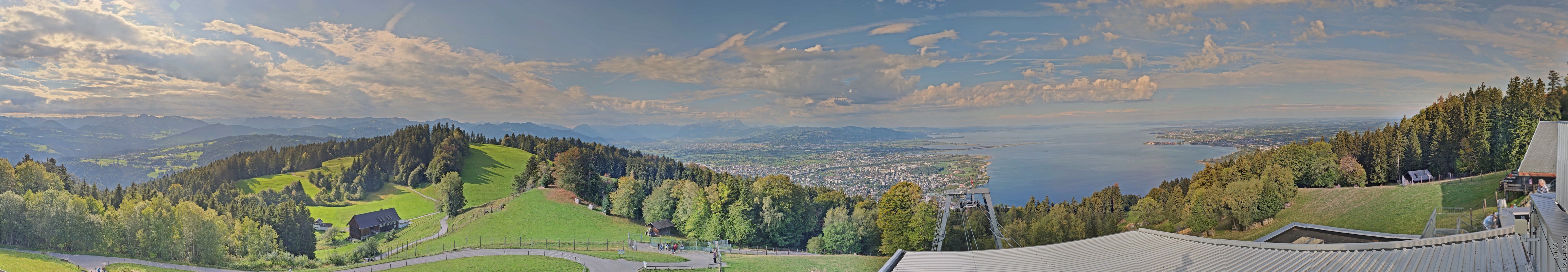 Archiv Foto Webcam Bregenz: Bergstation Pfänderbahn