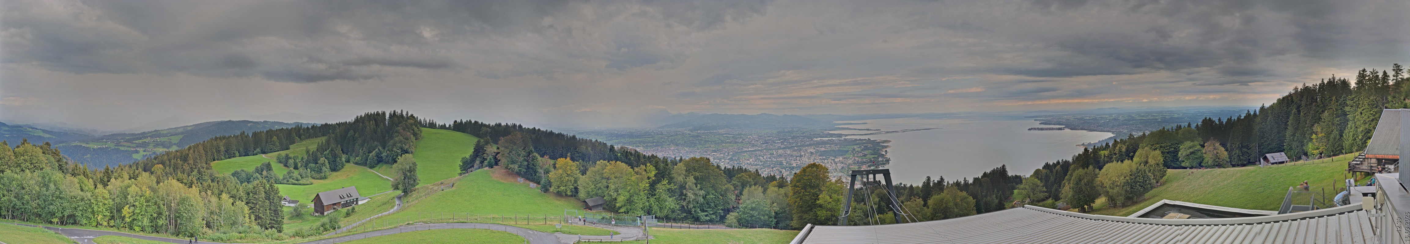 Archiv Foto Webcam Bregenz: Bergstation Pfänderbahn