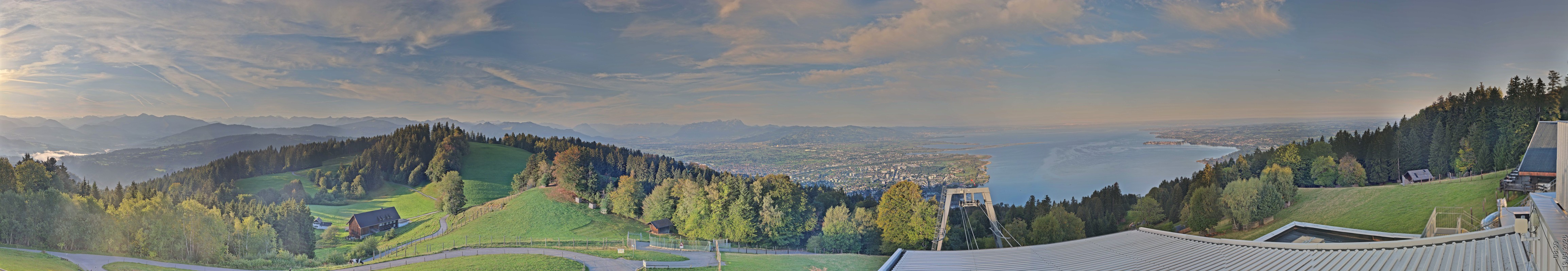 Archiv Foto Webcam Bregenz: Bergstation Pfänderbahn