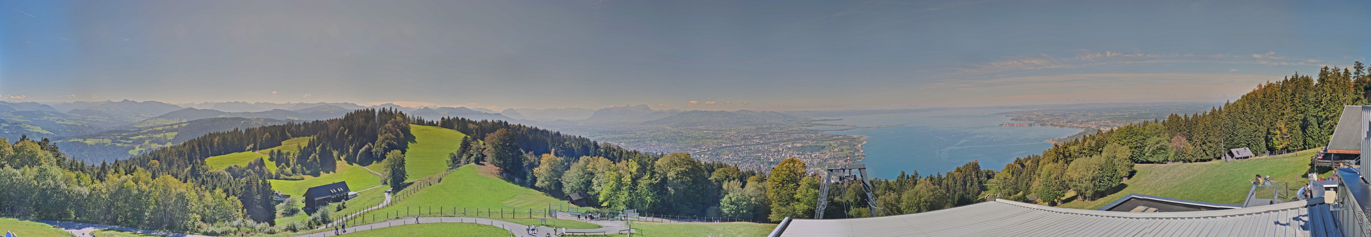 Archiv Foto Webcam Bregenz: Bergstation Pfänderbahn