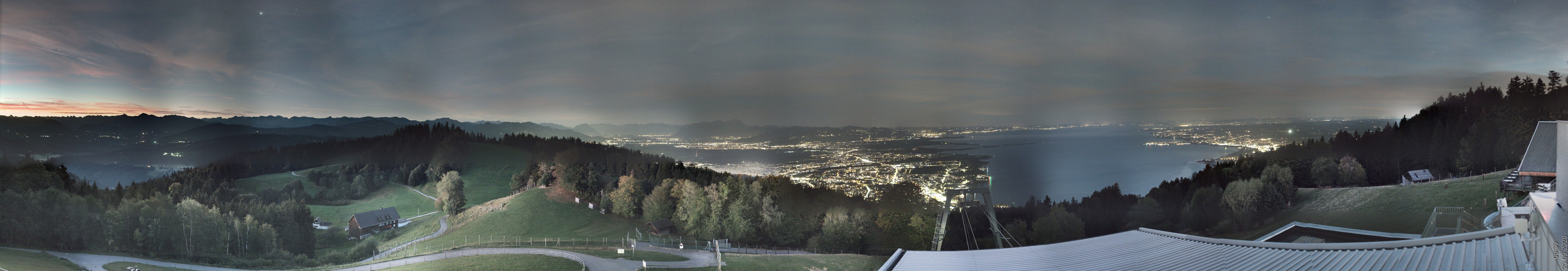 Archiv Foto Webcam Bregenz: Bergstation Pfänderbahn