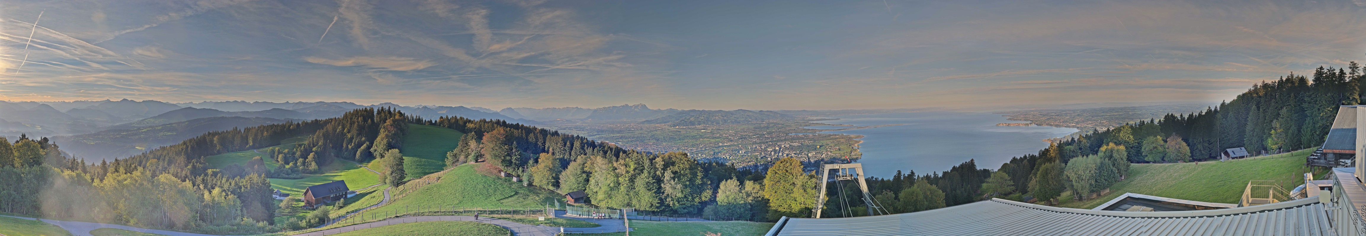 Archiv Foto Webcam Bregenz: Bergstation Pfänderbahn