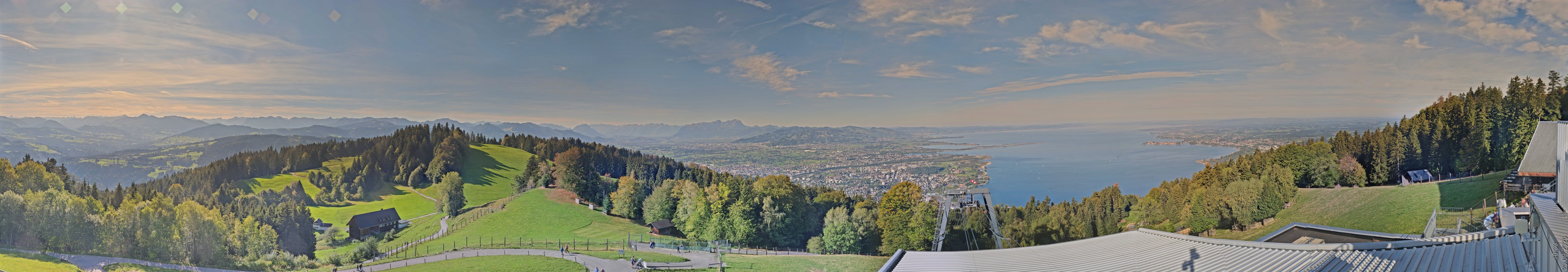 Archiv Foto Webcam Bregenz: Bergstation Pfänderbahn
