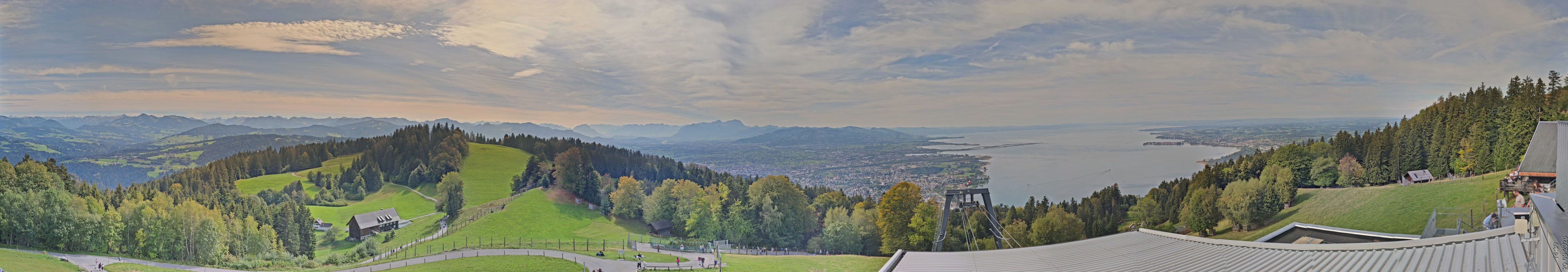 Archiv Foto Webcam Bregenz: Bergstation Pfänderbahn