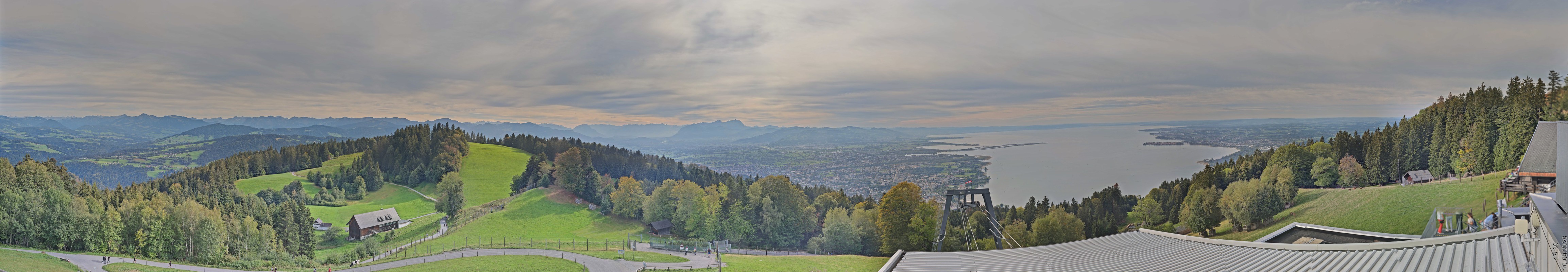 Archiv Foto Webcam Bregenz: Bergstation Pfänderbahn