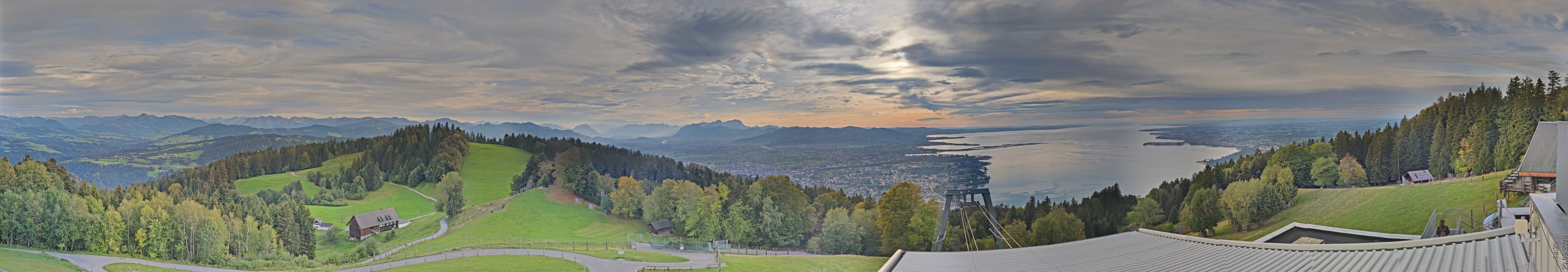 Archiv Foto Webcam Bregenz: Bergstation Pfänderbahn