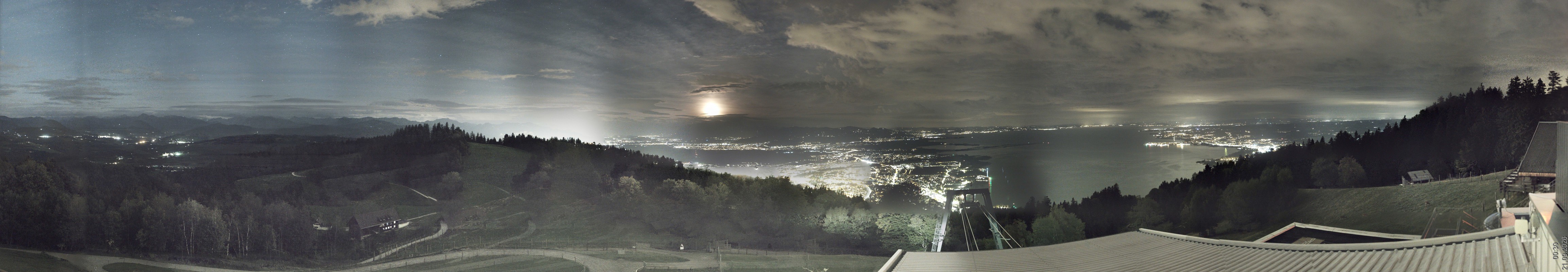 Archiv Foto Webcam Bregenz: Bergstation Pfänderbahn